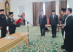 Gema Topan Tidja Resmi Dilantik Menjadi Kepala Dinas Dukcapil Murung Raya Secara Definitif