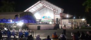 Wakil Ketua I DPRD Mura Hadiri Festival Dangdut Mura HEBAT, Bagikan Door Prize untuk Pengunjung