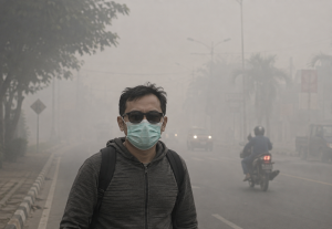 Kabut Asap Mulai Menebal di Murung Raya, Masyarakat Diimbau Gunakan Masker