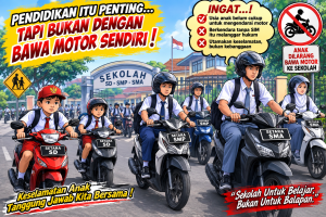Dewan Soroti Anak Usia Sekolah Masih Bawa Motor Sendiri, Orangtua Diminta Lebih Peduli